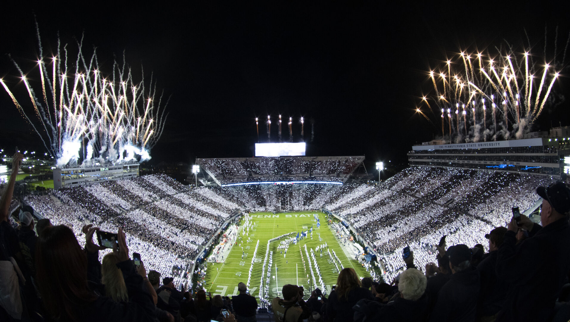 Penn State football vs. Indiana, Beaver Stadium Stripe Out fireworks